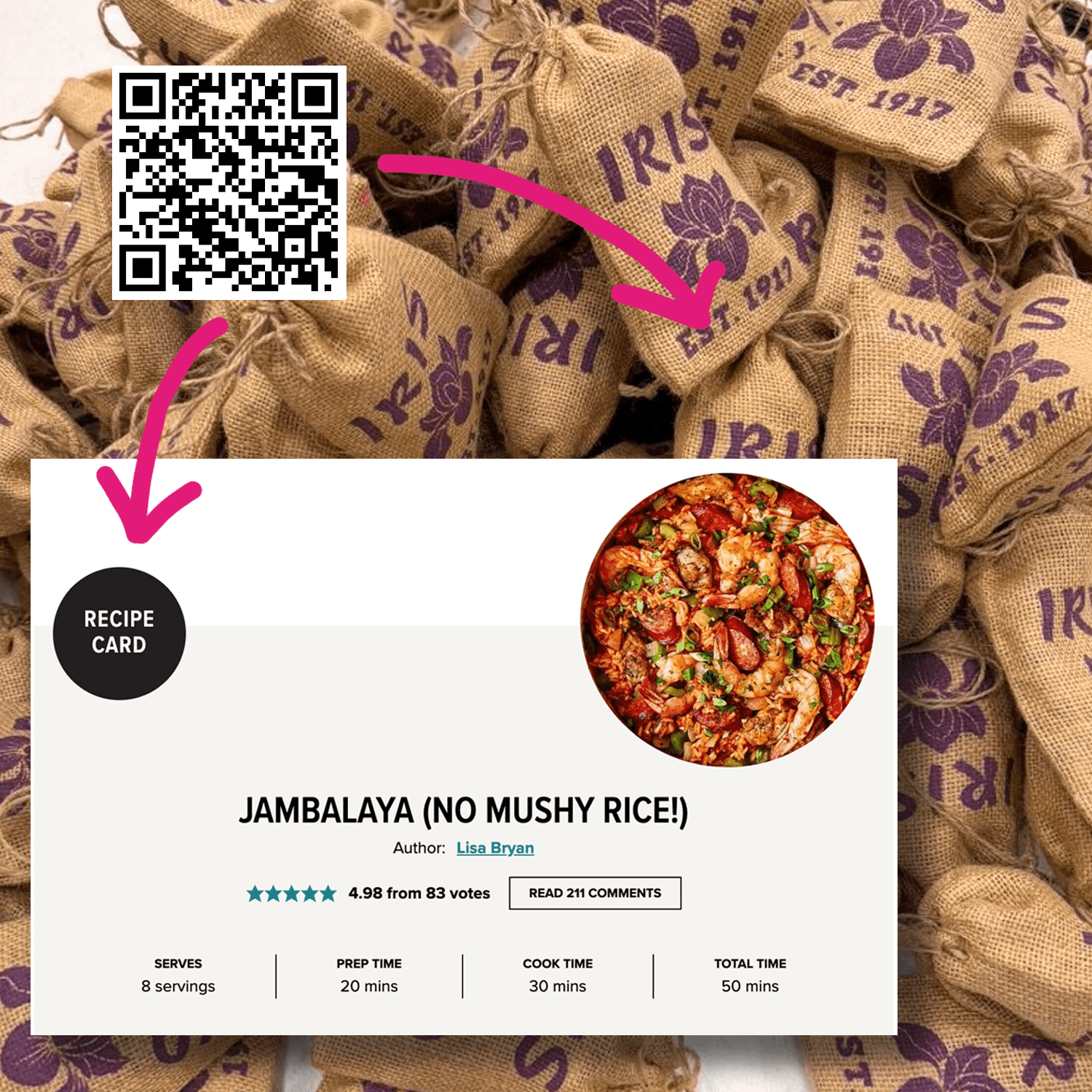 QR-Jambalaya-Iris
